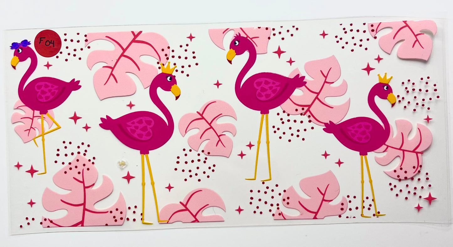 Stickers Flamants Roses