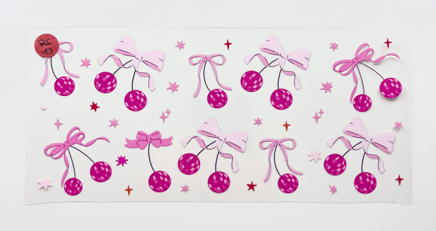 Stickers Noeuds papillons cerises