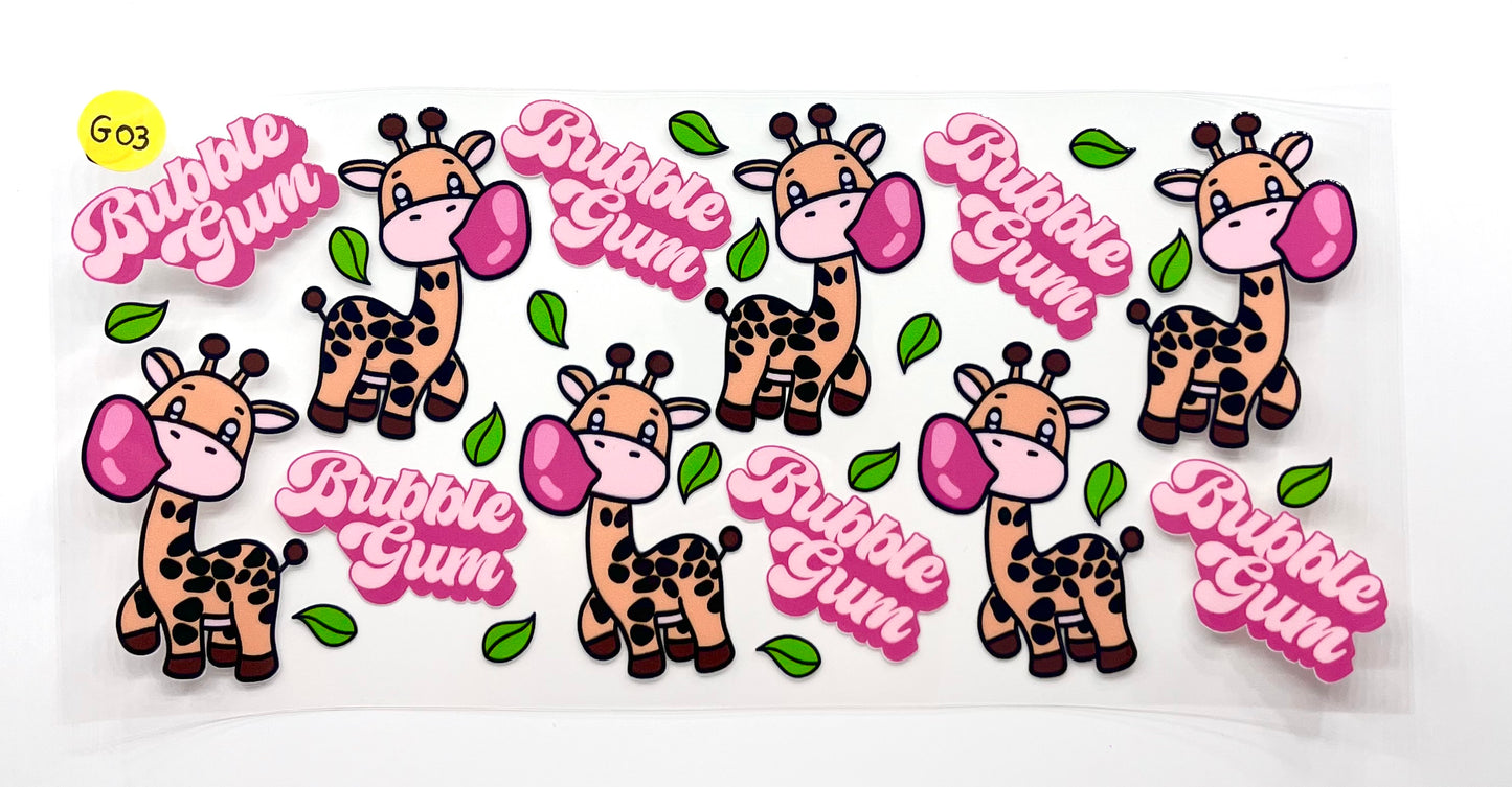 Stickers Girafes