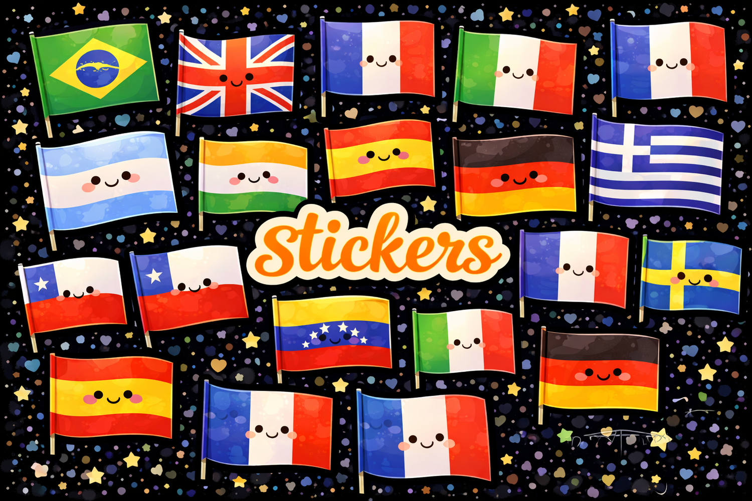 Stickers Pays