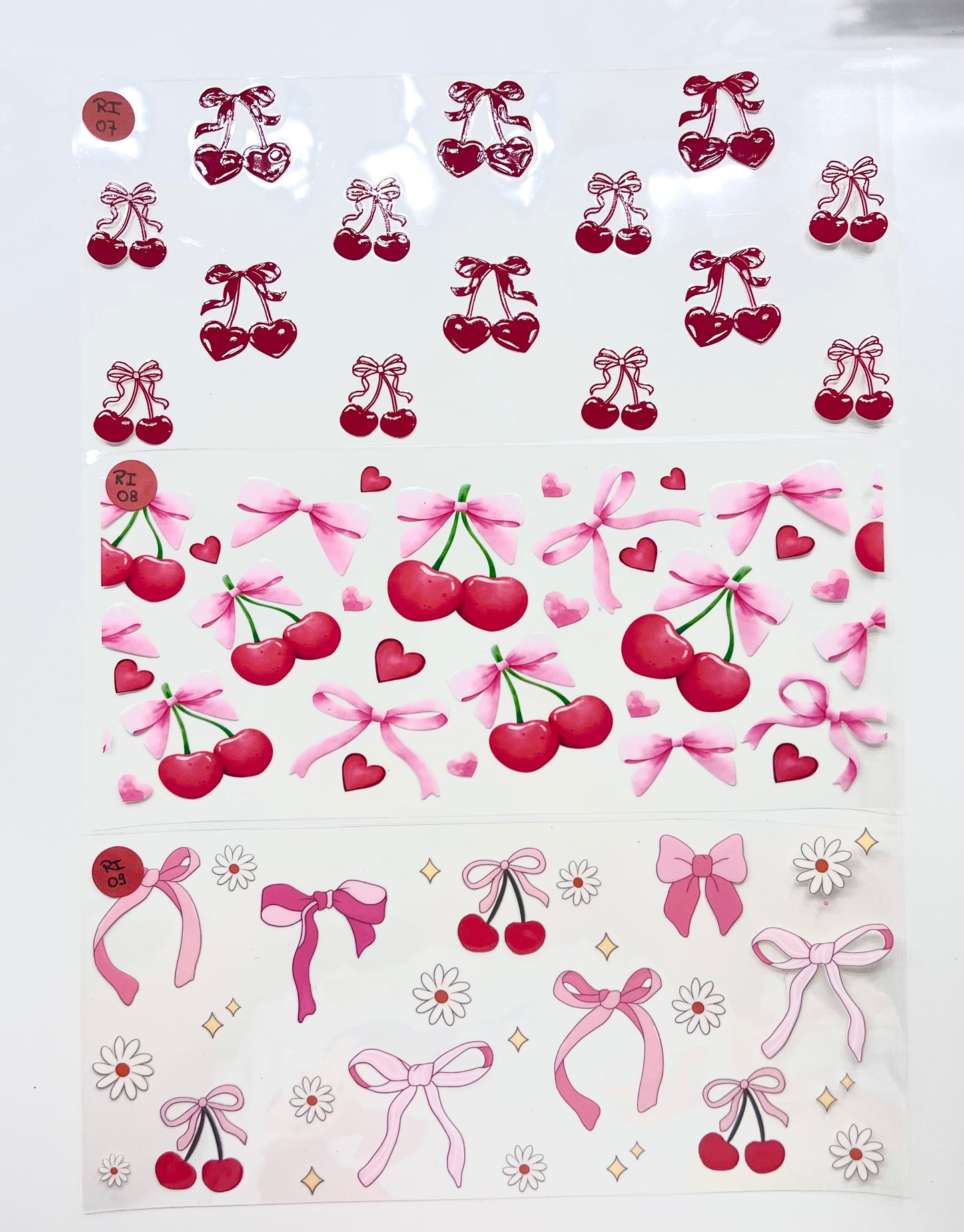 Stickers Noeuds papillons cerises