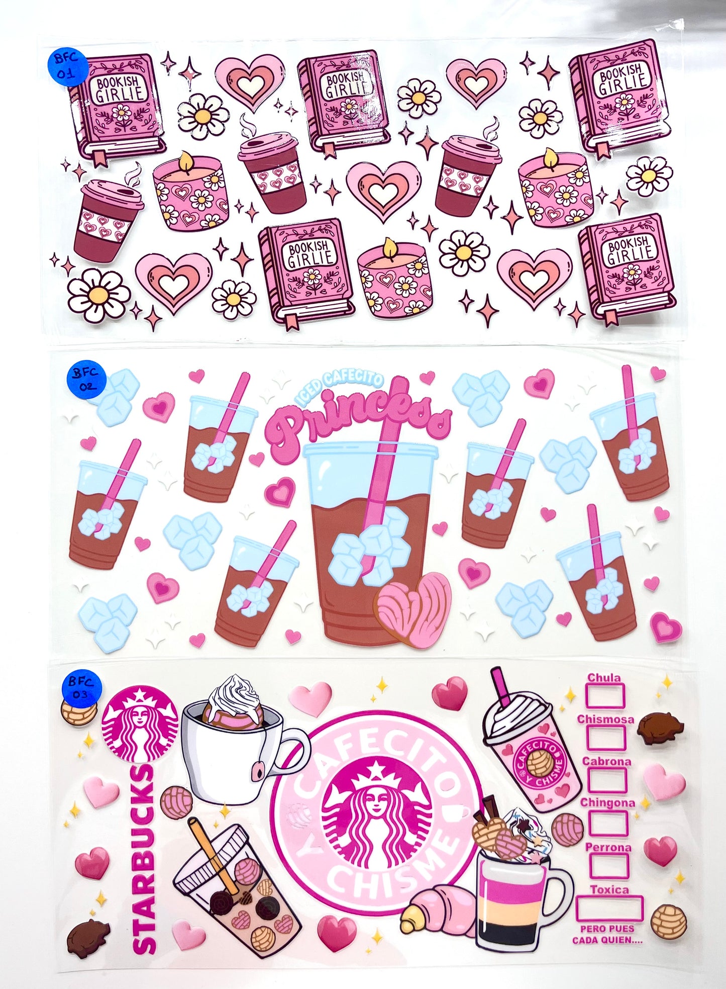 Stickers Boissons Fraiches et Chaudes