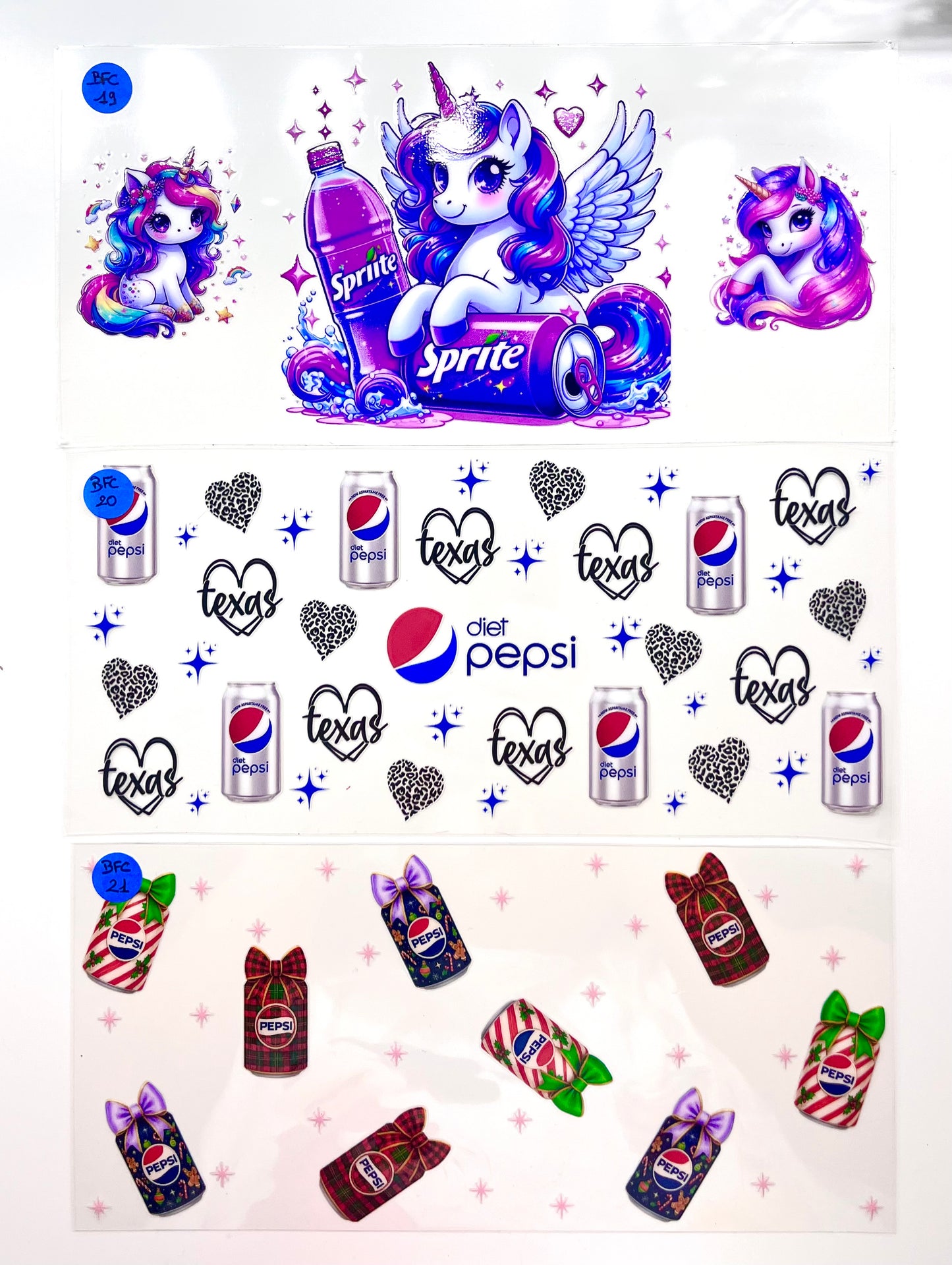 Stickers Boissons Fraiches et Chaudes