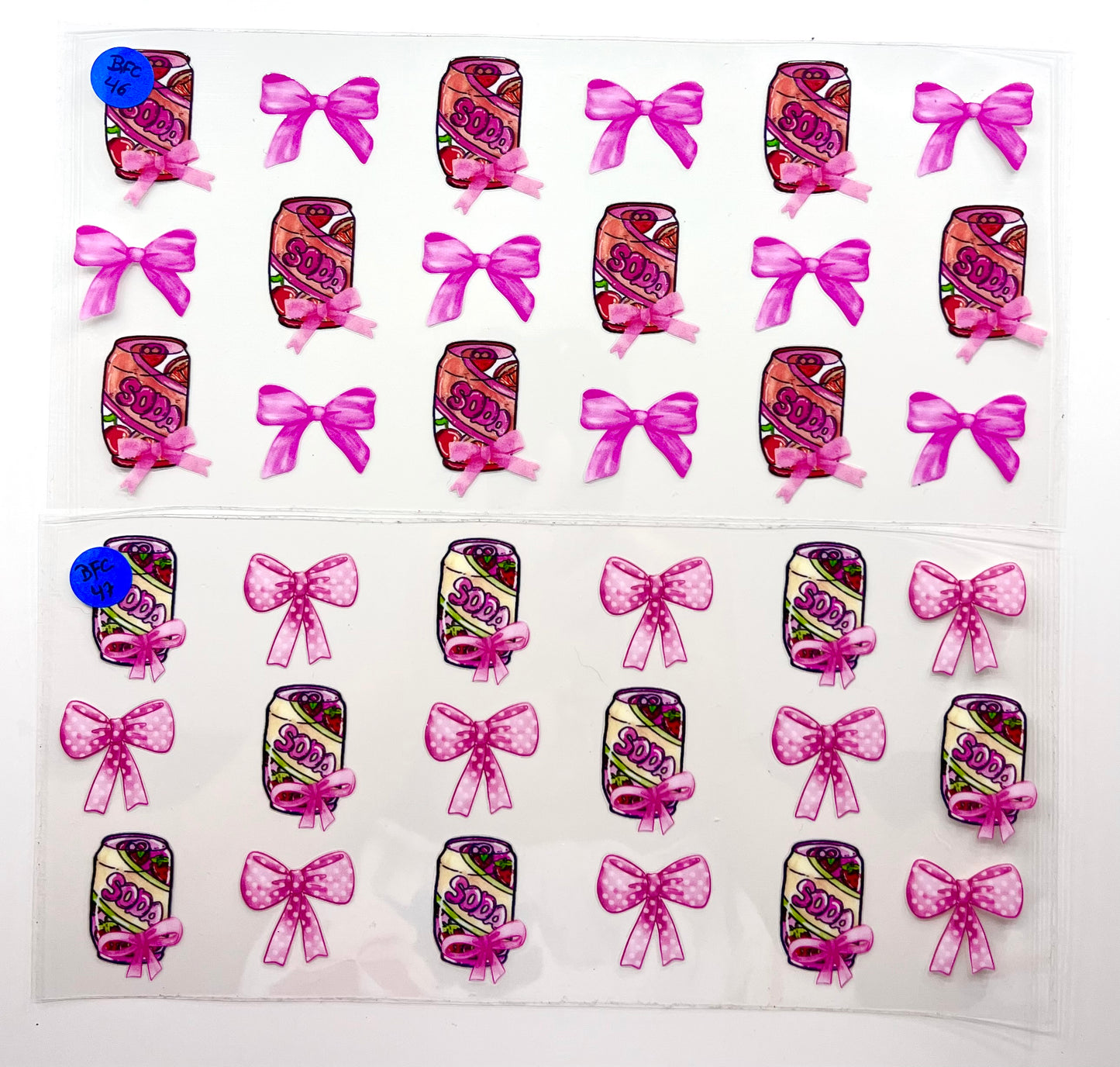 Stickers Boissons Fraiches et Chaudes