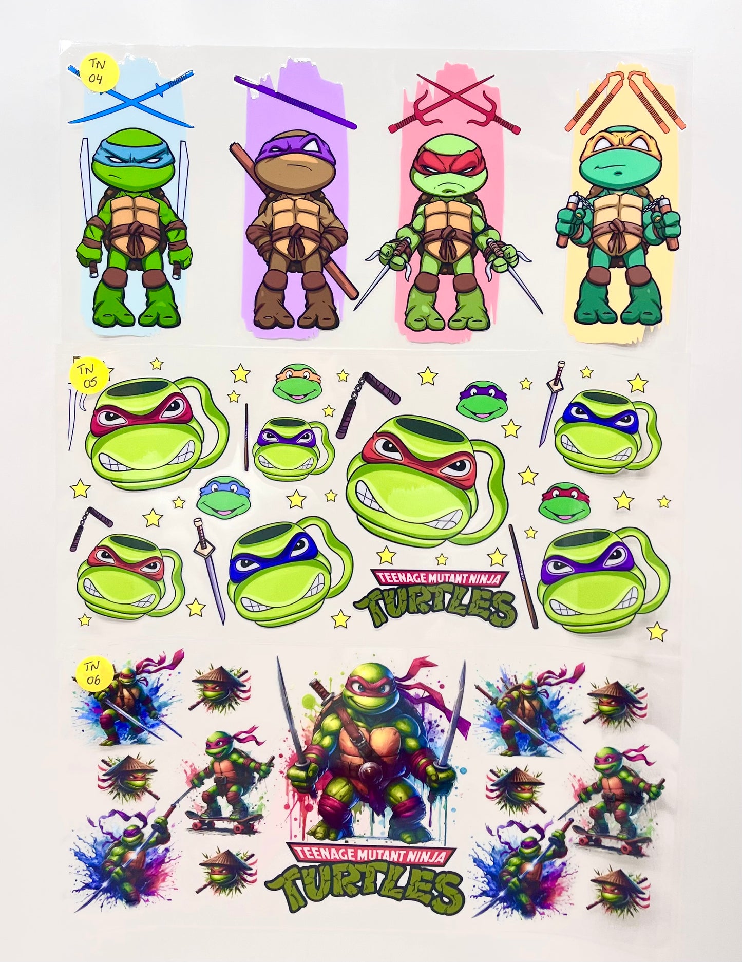 Stickers Tortues Ninja
